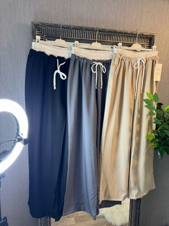 Pantaloni Hailey - Crem [1]