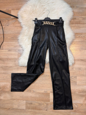 LICHIDĂRI DE STOC - OUTLET - Pantaloni Italia - Piele Eco