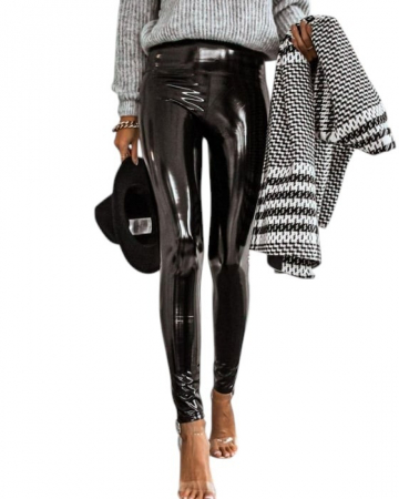 Pantaloni latex EVA-NEGRU [8]