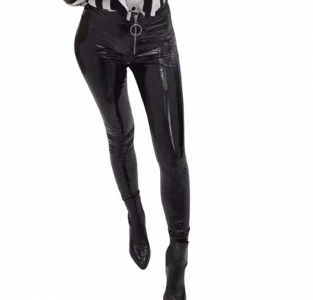 Pantaloni latex EVA-NEGRU [7]