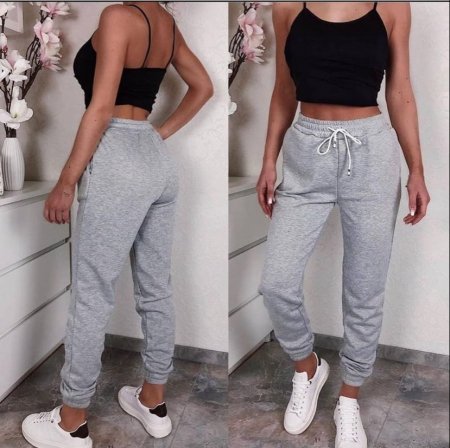 Pantaloni Colanti si Blugi - Pantaloni Livia - Grey