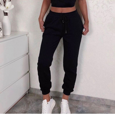 Pantaloni Colanti si Blugi - Pantaloni Livia - Black