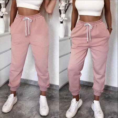 Pantaloni Colanti si Blugi - Pantaloni Livia - Pink