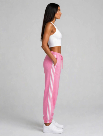 Pantaloni Madison Sporty Stripes - Roz [1]
