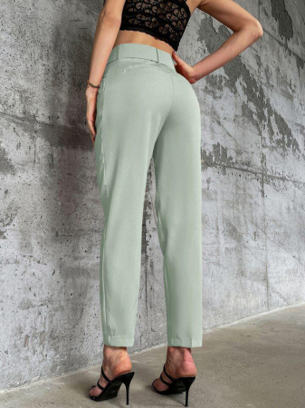 Pantaloni Office + Curea CADOU - Gri [3]