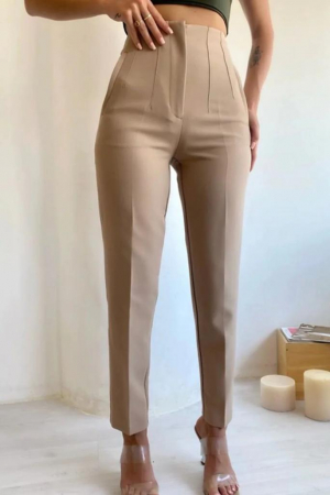 Pantaloni Office Karol - Bej [5]