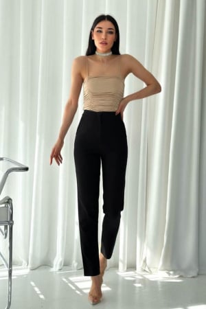 Pantaloni Office Karol - Negru [2]
