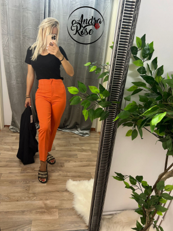 Noutati - Pantaloni Office Mianna - Orange