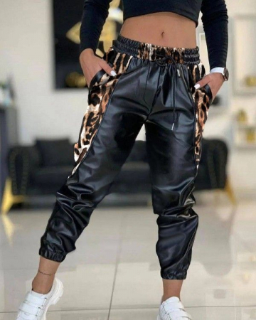 Pantaloni piele - Animal print [1]
