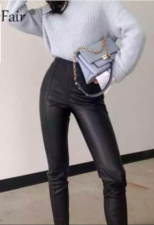 Pantaloni Colanti si Blugi - Pantaloni Piele Doka