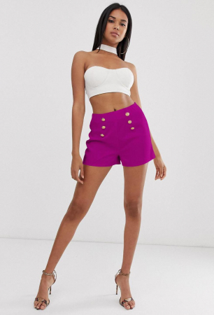 Pantaloni Colanti si Blugi - Pantaloni scurti Hannah - Roz