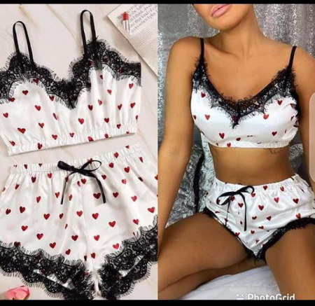 Pijama Lovely - Alb [1]