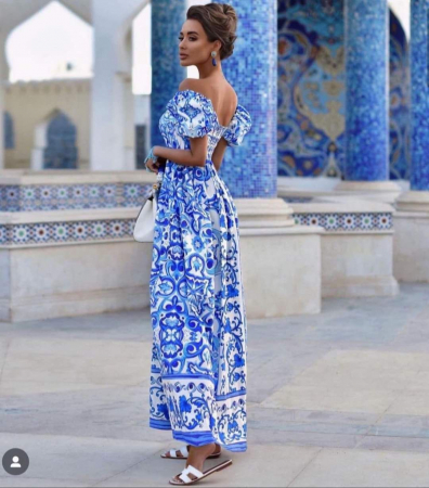 Noutati - Rochie Amara Albastru