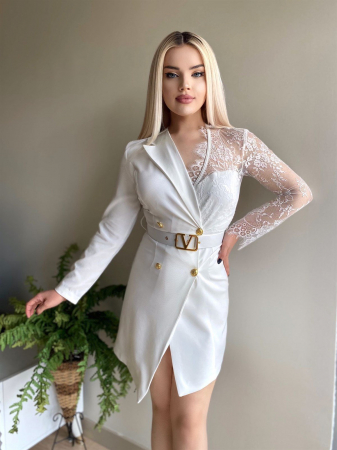 Rochii si Fuste - Rochie Anastassia - Alb