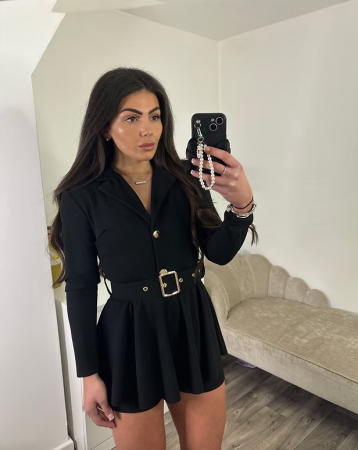 Noutati - Rochie tip salopeta scurta - ARYA