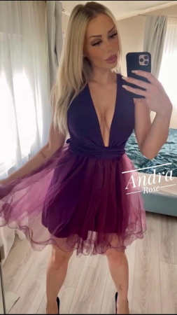 Rochii si Fuste - Rochie Baby Doll - Mov