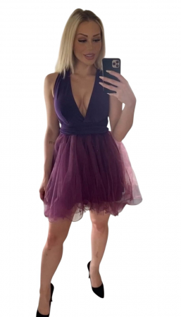 Rochie Baby Doll - Mov [1]