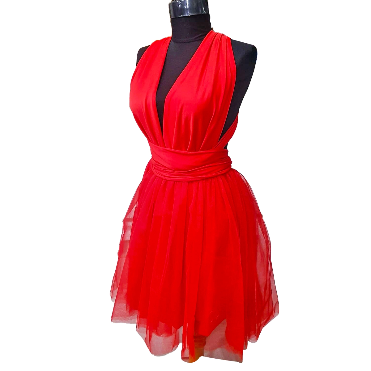 Noutati - Rochie Baby Doll - Rosu