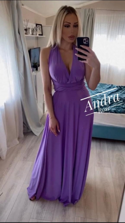 Noutati - Rochie Creative - Mov