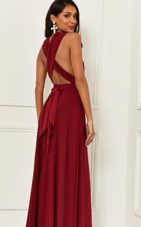 Noutati - Rochie Creative - Visiniu