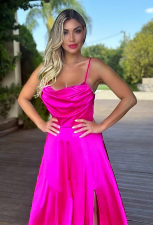 ÎMBRĂCĂMINTE - Rochie de ocazie ROZ FUCSHIA - Elleganza