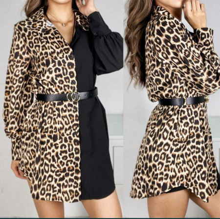 Rochie DUO - Animal Print + Curea CADOU [1]