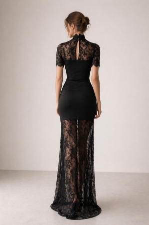 Rochie Eclipse Lace Silhouette - Negru [1]