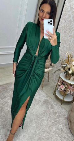 ÎMBRĂCĂMINTE - Rochie eleganta VERDE - Luxe Femme