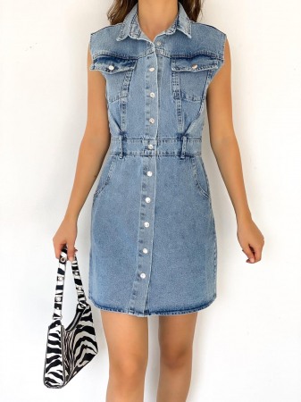 Rochie Emin Jeans Albastru 2 [1]