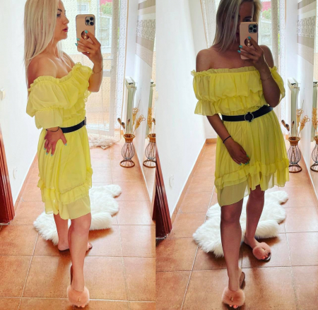 Rochii si Fuste - Rochie galbena MARCY