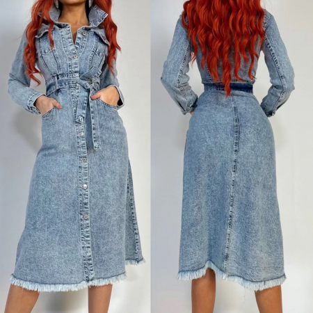 Noutati - Rochie Jeans BLUE