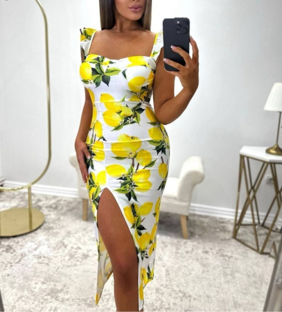 Noutati - Rochie Lemon Kiss - Alb