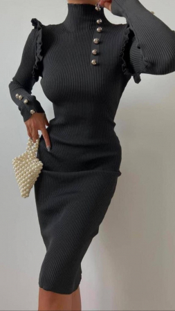 Noutati - Rochie Lexi - Negru