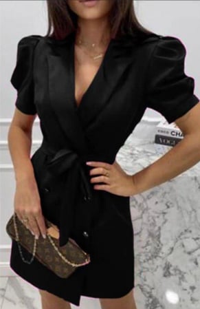 Noutati - Rochie Lili - Negru