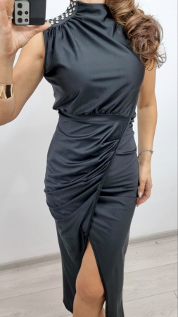Rochie Lungă Elegantă Ophelia - Negru [1]