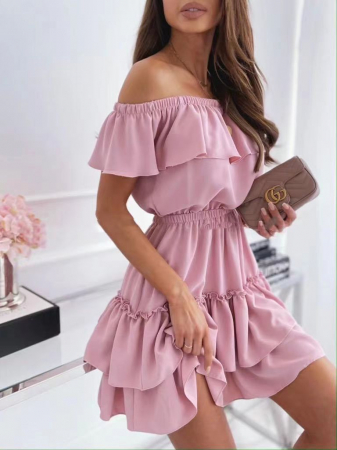 Black Friday 2024 - Rochie Mimi - Roz Pudra