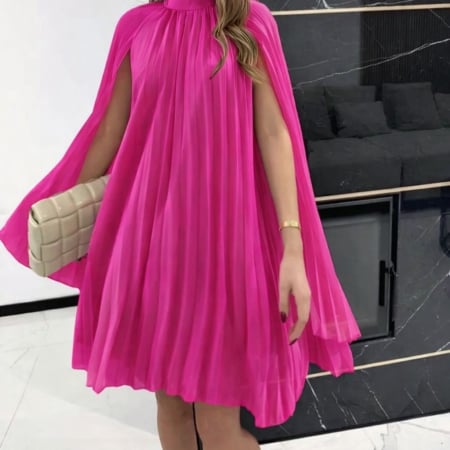 NOUTĂȚI - Rochie Naty - Roz fuchsia