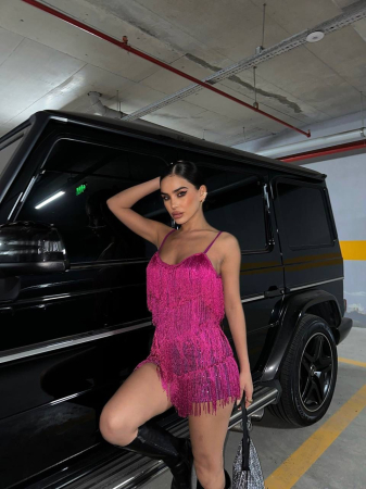 Noutati - Rochie Pink Rhythm - Roz Fuchsia