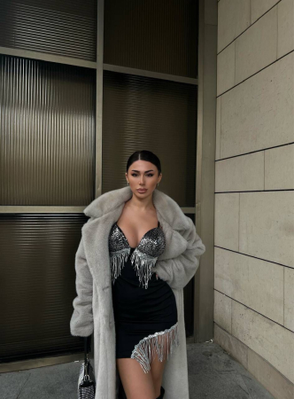 Noutati - Rochie Silver Motion - Negru