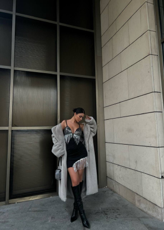 Rochie Silver Motion - Negru [3]