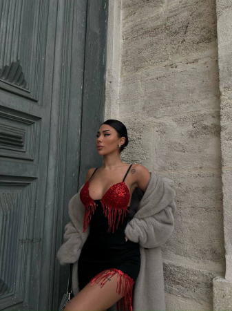 Rochie Silver Motion - Red [2]