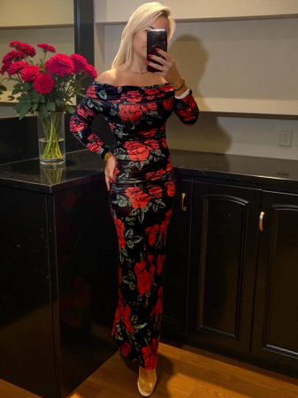 Noutati - Rochie - Velvet Rose Noir