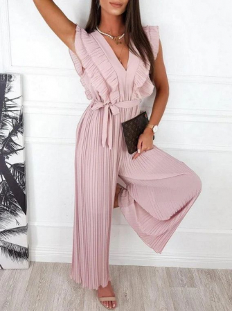 Salopete Sport si Elegante - Salopeta Jolla - Roz Pal