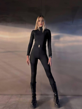 Salopete Sport si Elegante - Salopetă Midnight Vision - Negru