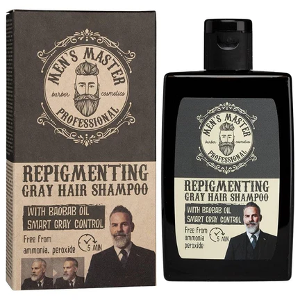 Îngrijire personală și cosmetice - Sampon barbati pentru reprigmentarea firului de par carunt - OYSTER
