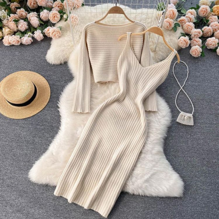 Treninguri si Compleuri - Set 2 piese ANNEMOONA - Crem