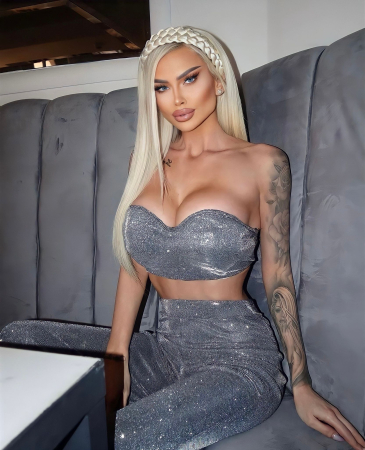 Set 2 piese Evening Glam Luxury - Argintiu [2]