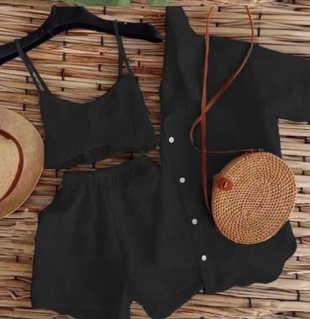 Treninguri si Compleuri - Set 3 piese Gilda Negru