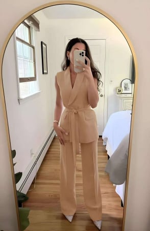 Treninguri și Compleuri - Set Elegant Olive Signature - Crem