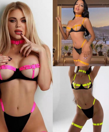 Chiloti - Set Lenjerie - Neon Touch